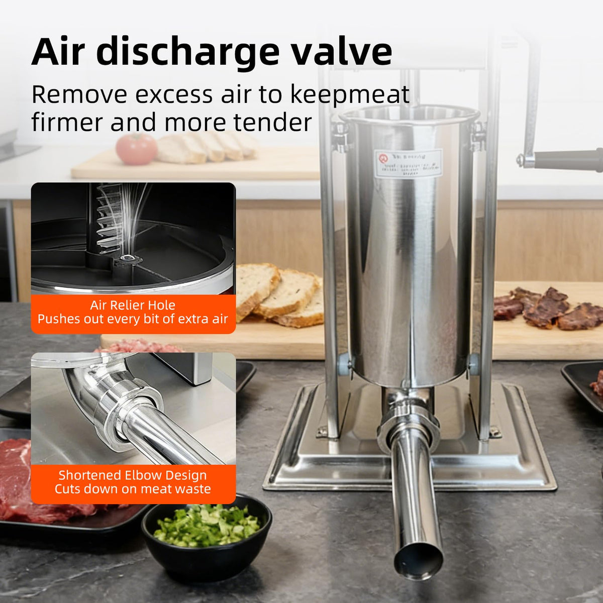 11LBS/5L Vertical Sausage Stuffer N143152