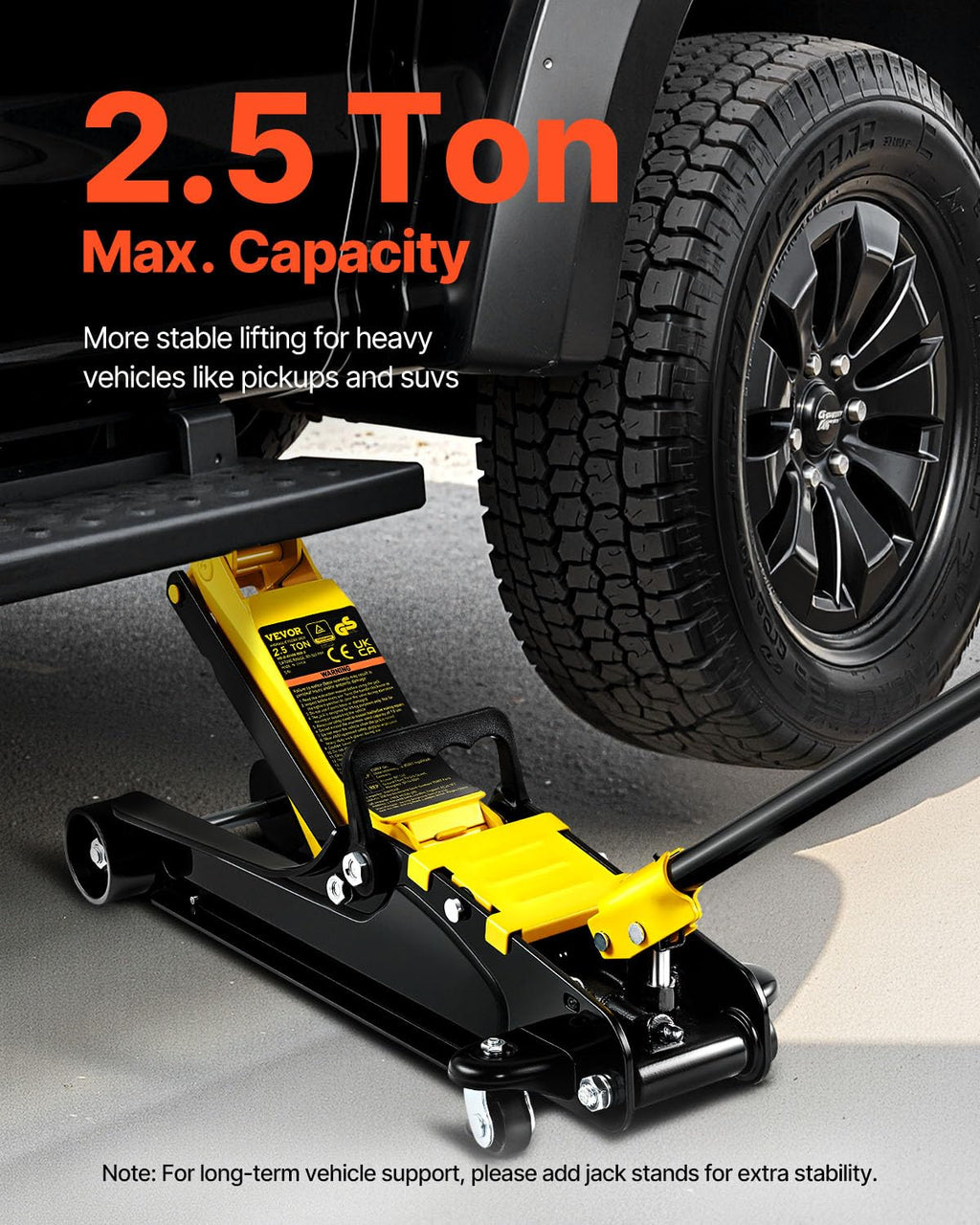 2.5 Ton Low Profile Steel Floor Jack J765842
