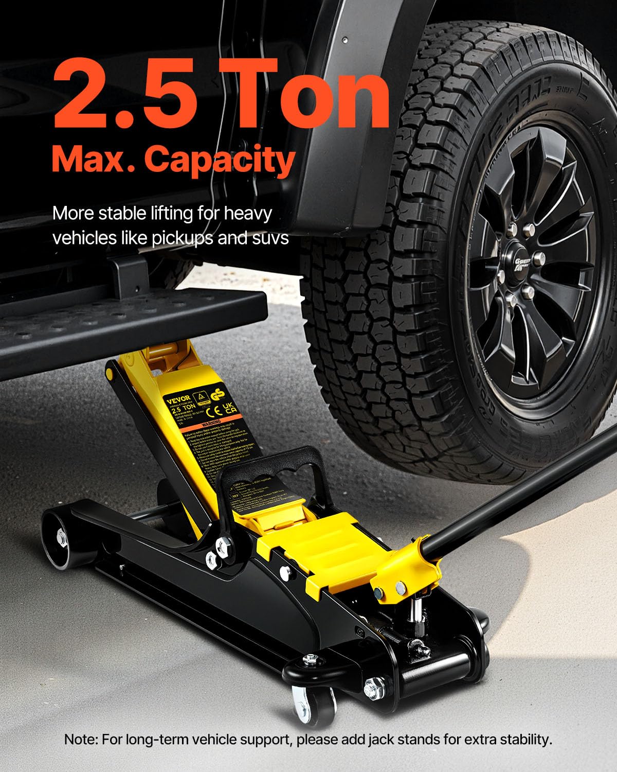 2.5 Ton Low Profile Steel Floor Jack J765842