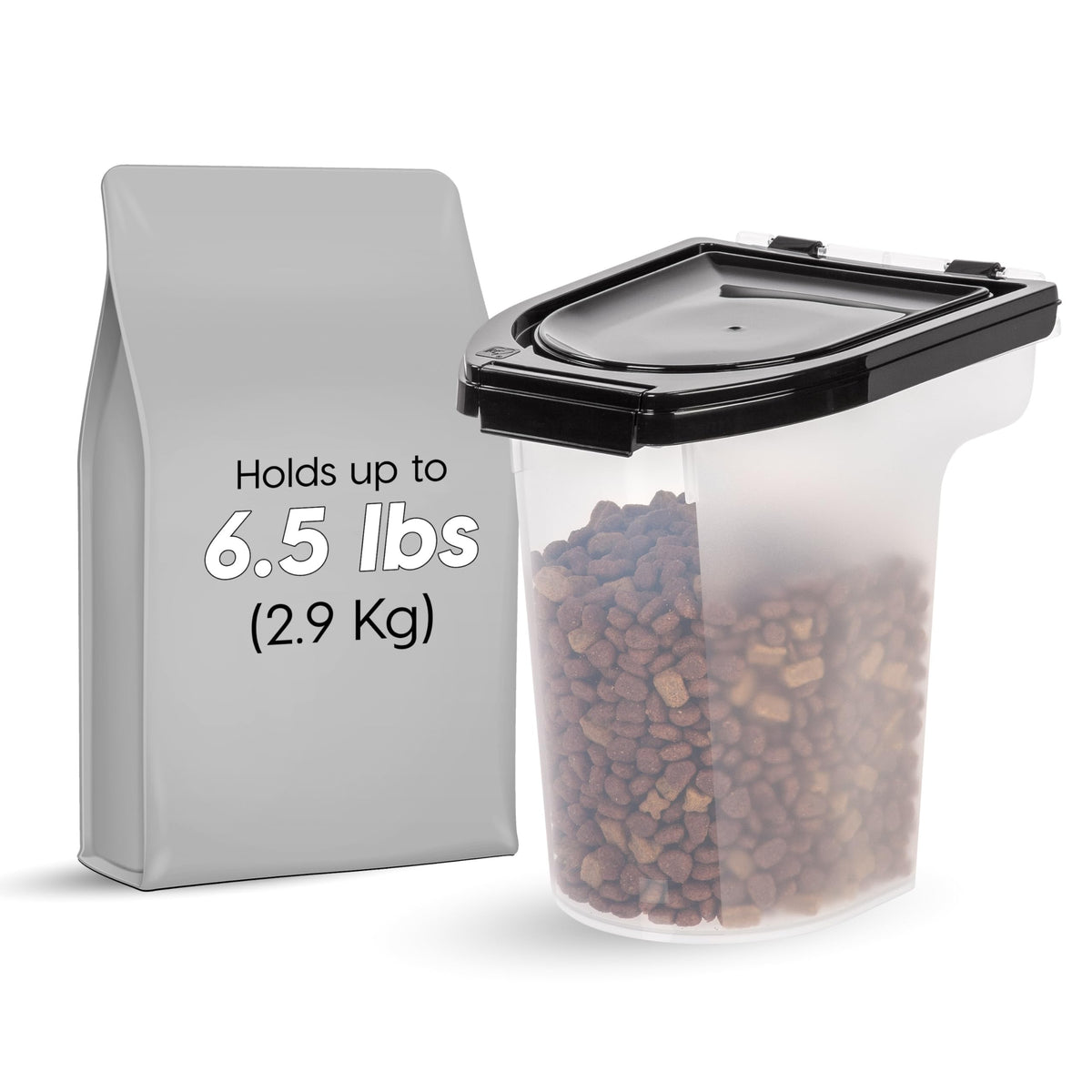 Black Dog Food Storage Container R86590