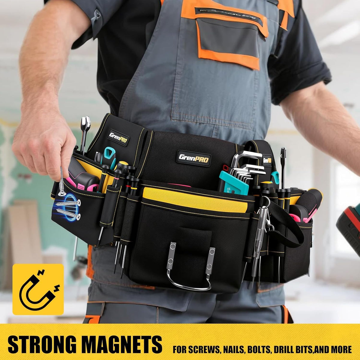 Magnetic 29 Pocket Tool Belt U69603