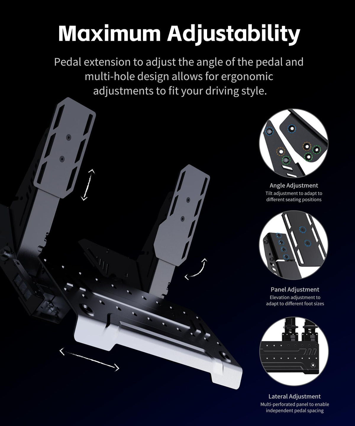 Sim Racing Pedals 2-Pedal Set F37732