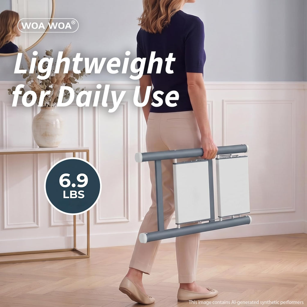 2 Step Ladder, 300lbs Load, 17'' Top Step, Stormy Blue B461156