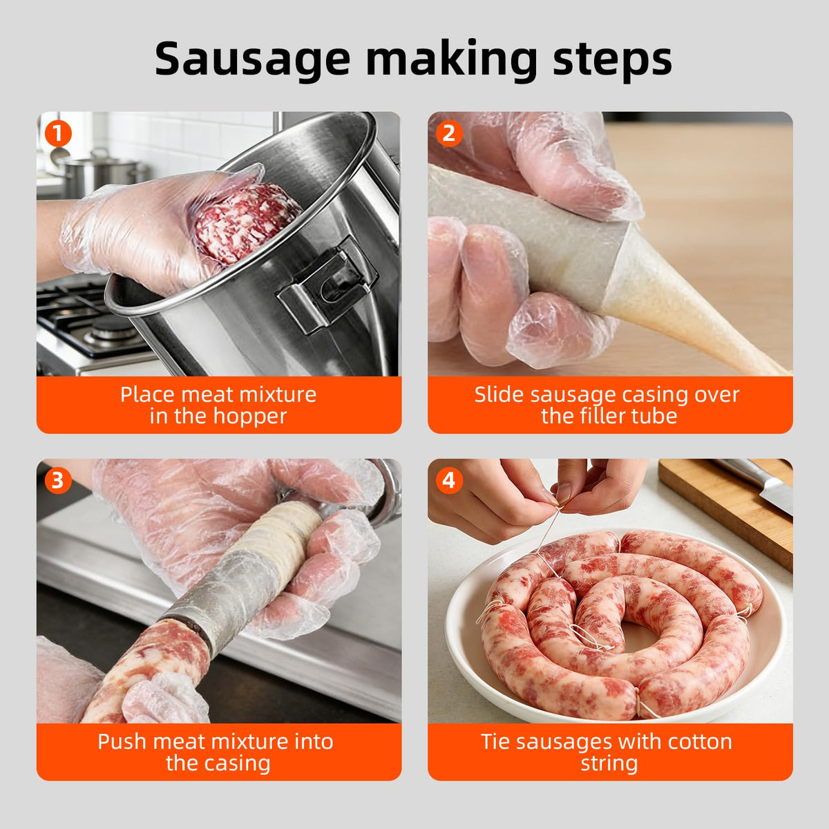11LBS/5L Vertical Sausage Stuffer N143152