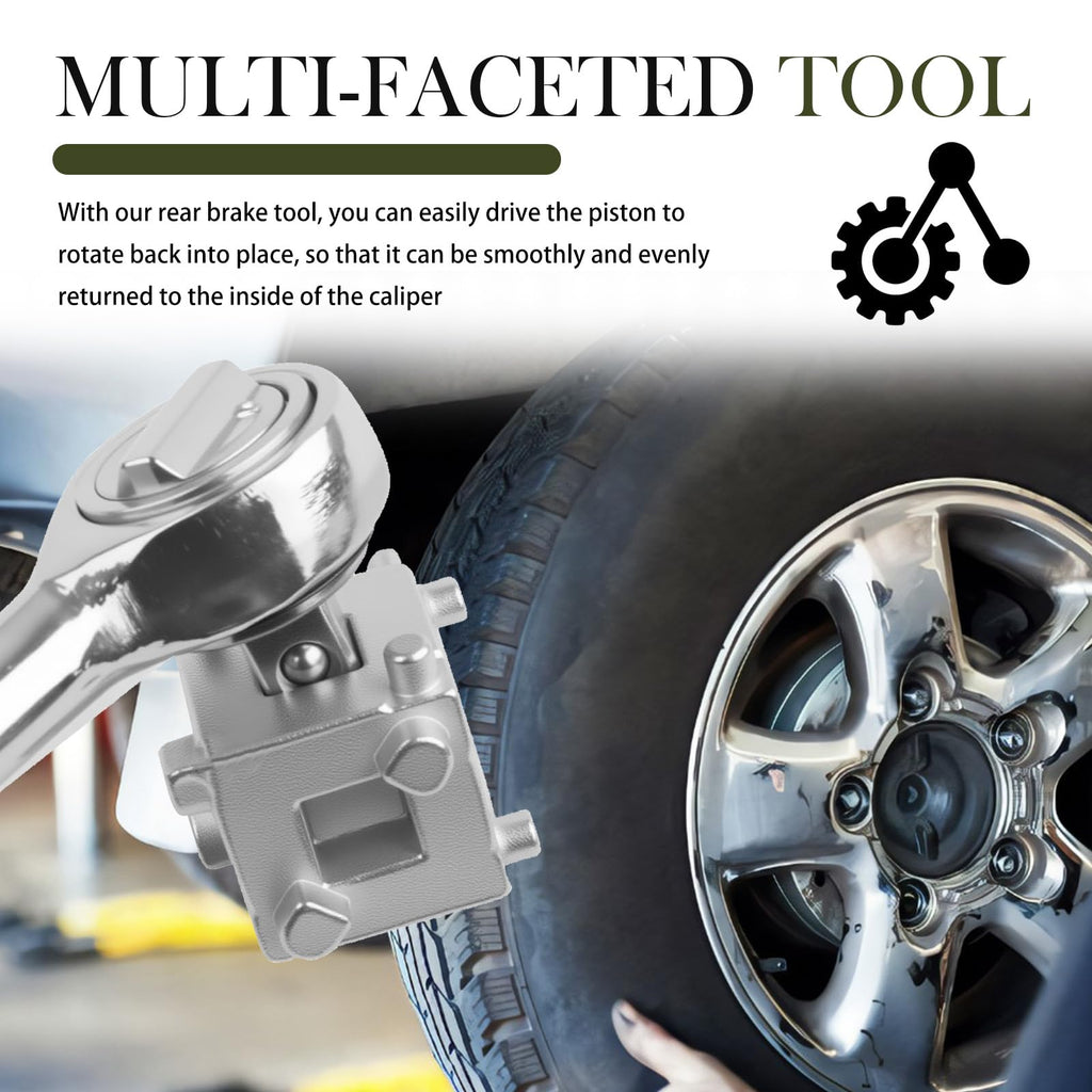 Brake Caliper Compression Tool with 3/8" Square Drive Hole N74565