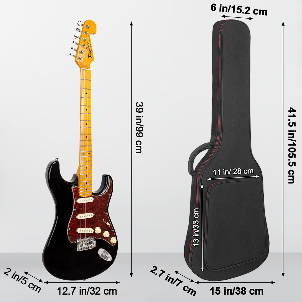 Black Padded Electric Guitar Bag Q125349