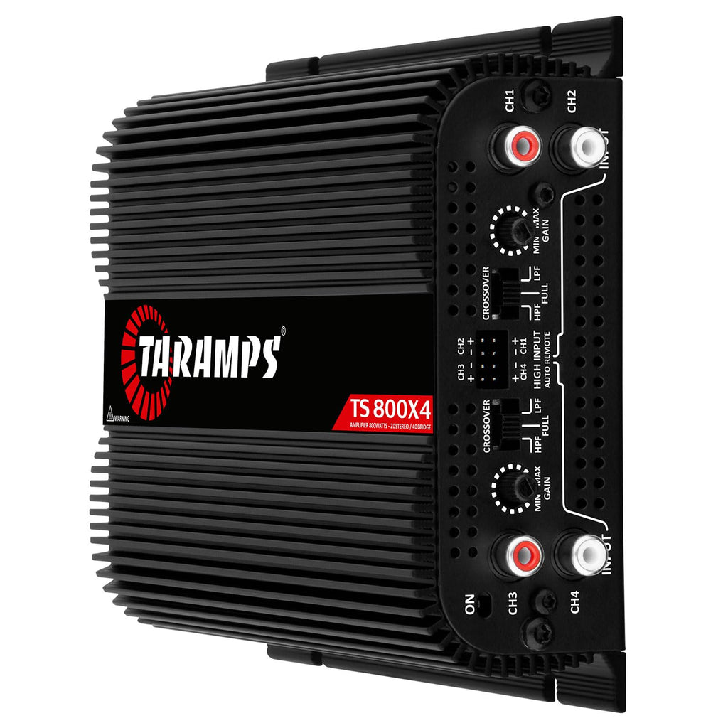 Black 800W RMS 4 Channel Class D Car Amplifier A4983