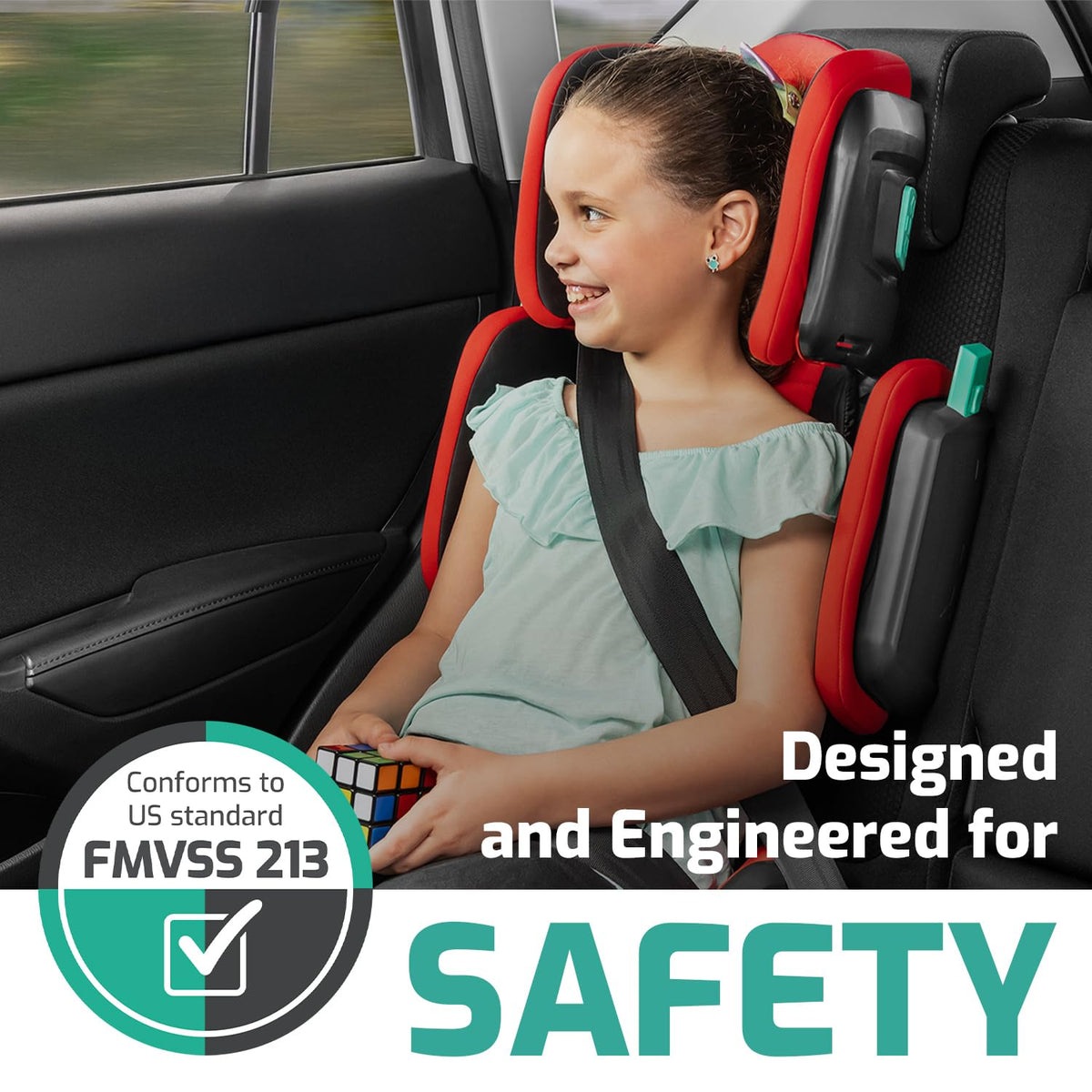 Adjustable Kids High Back Booster Car Seat V965551
