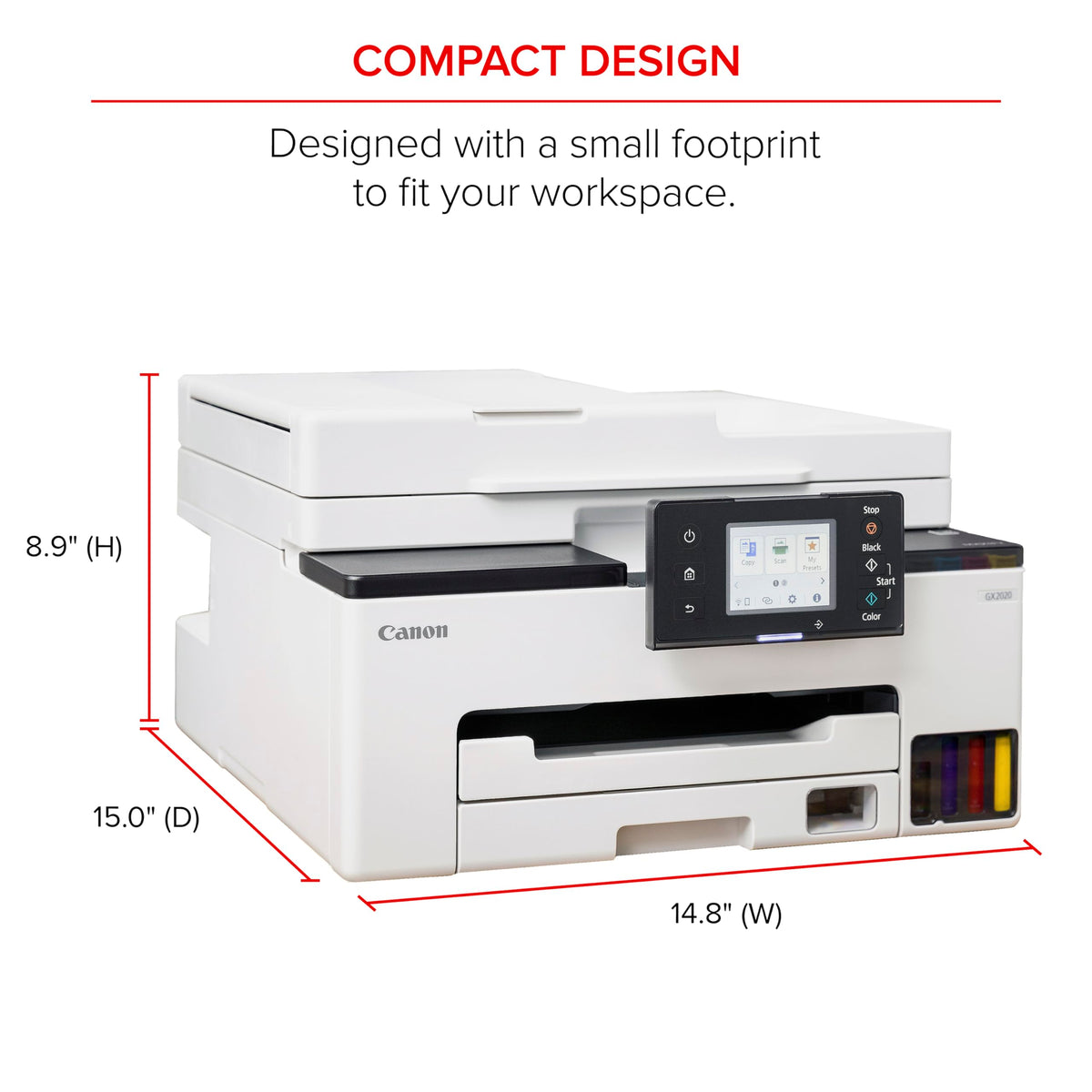 Wireless Color All-in-One Printer with Duplex Printing M3552