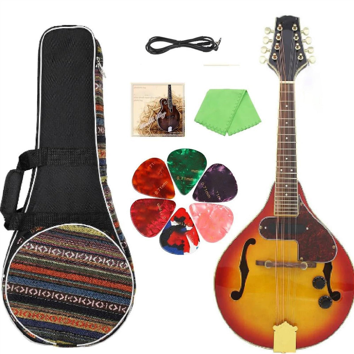8-String Electric Guitar with Bag E799363