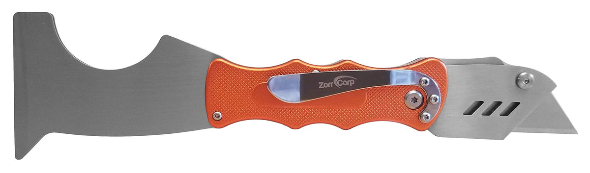 Foldable Utility Putty Knife with Aluminum Handle and Safety Lock Z46117