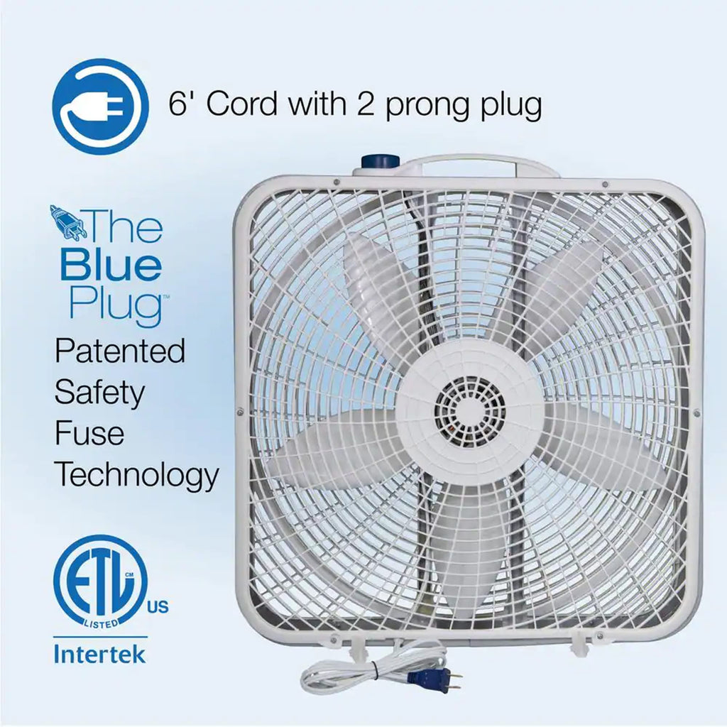 20" 3-Speed Box Fan C636929