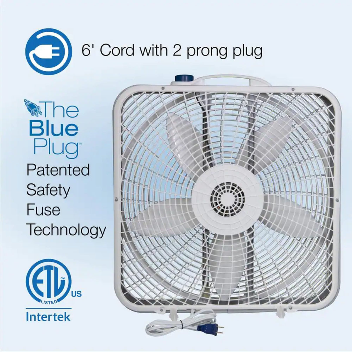 20" 3-Speed Box Fan C636929
