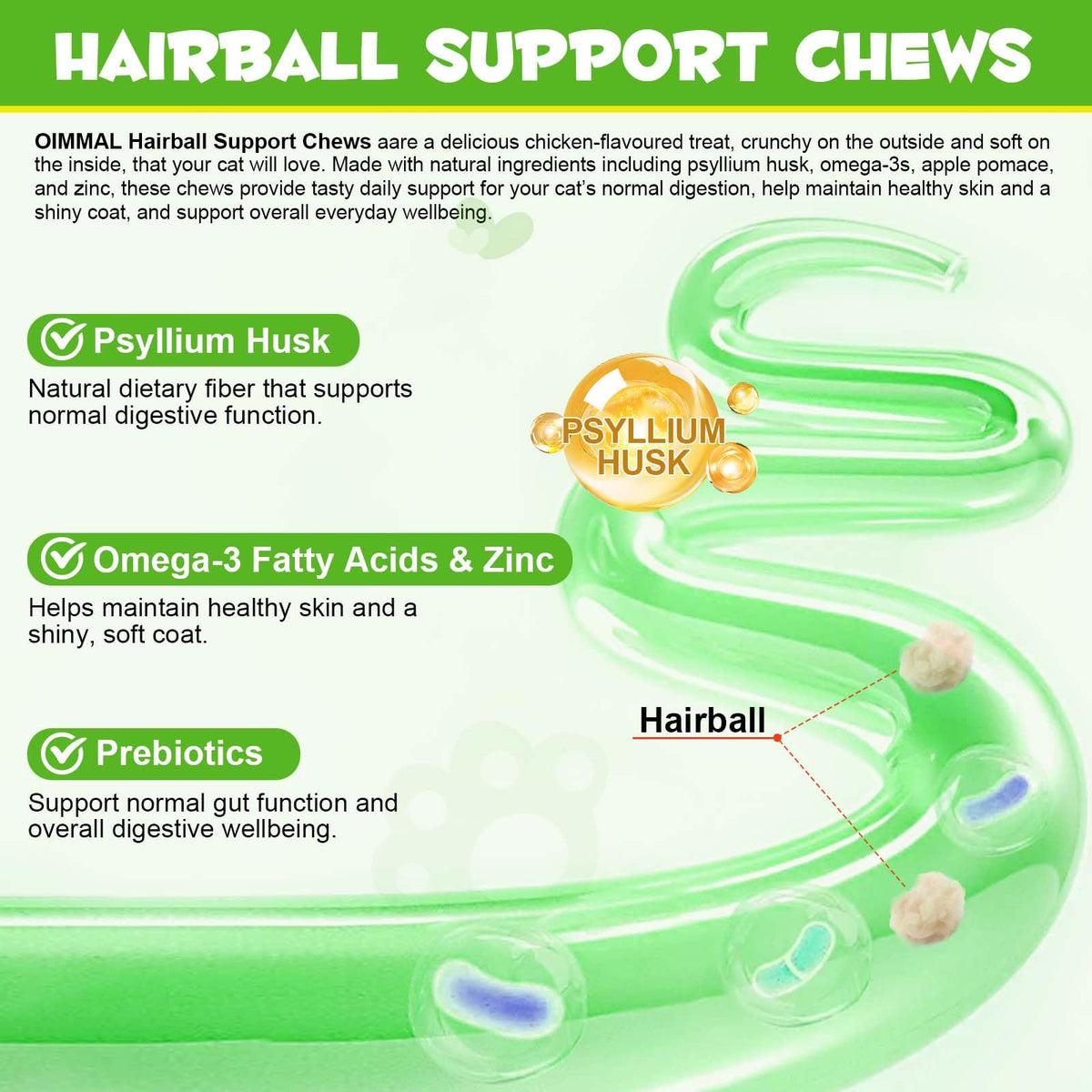 Chicken Flavor Hairball Support Chews H91992