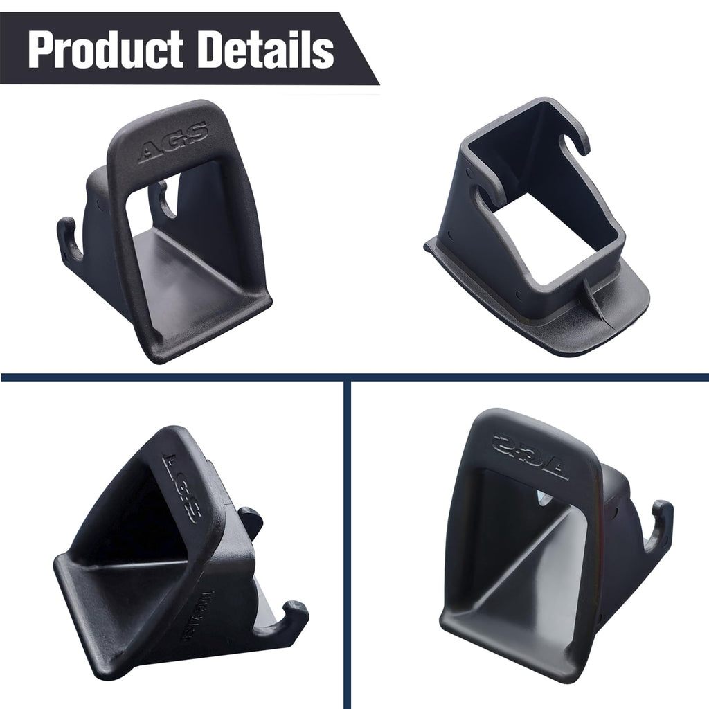 4Pcs Black Car Seat Latch Guides I791694