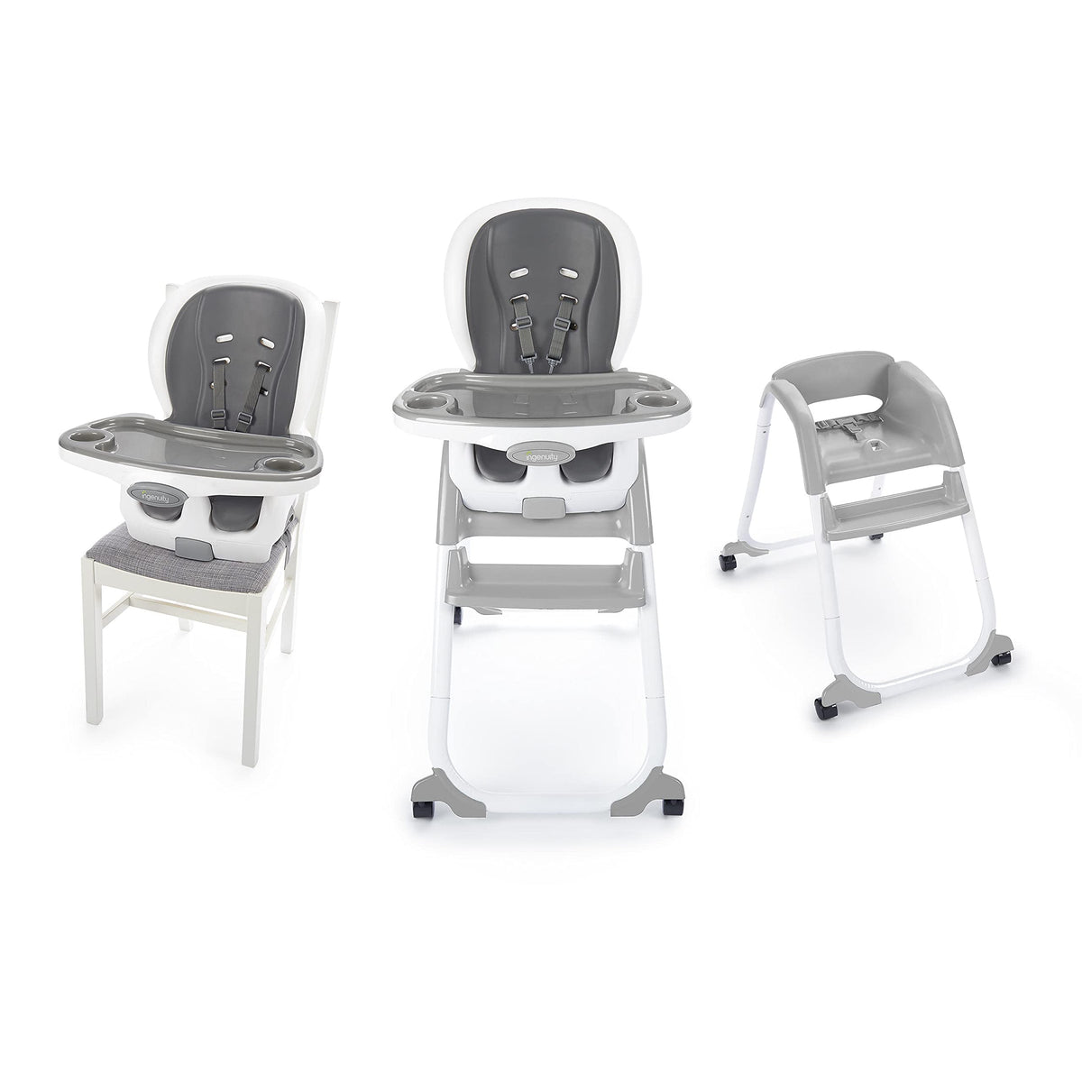 3-in-1 High Chair Convertible to Booster Seat & Toddler Chair E1912