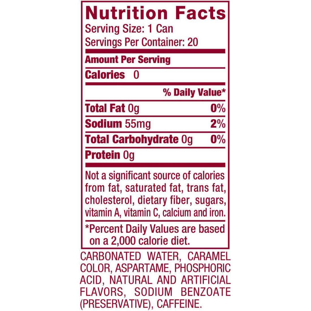 Diet Dr Pepper Soda 12 Fl Oz Cans Pack of 15 G942