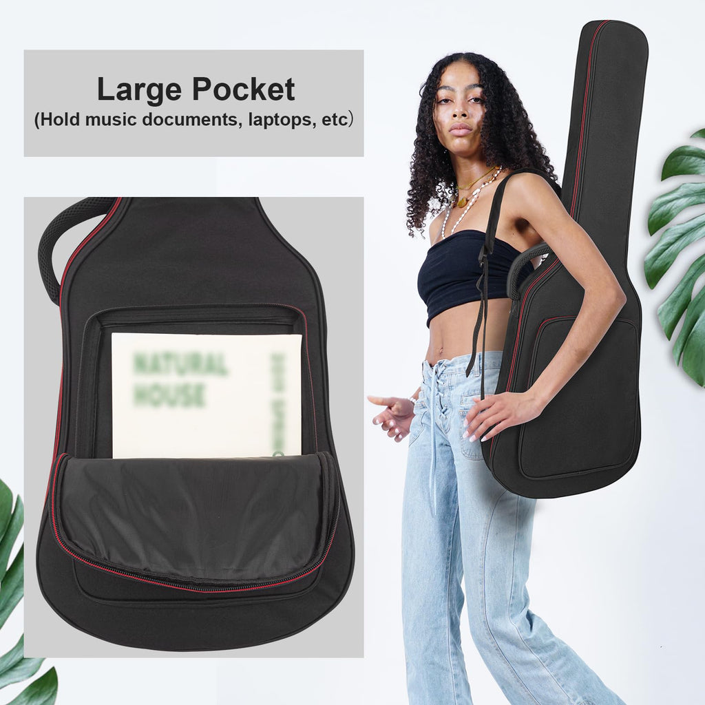 Black Padded Electric Guitar Bag Q125349