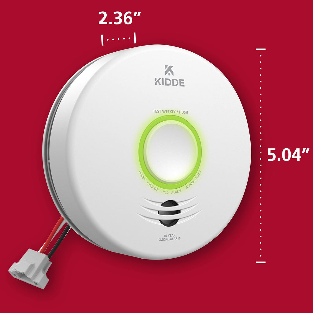 Smart WiFi Hardwired Smoke Detector with Battery Backup E996650