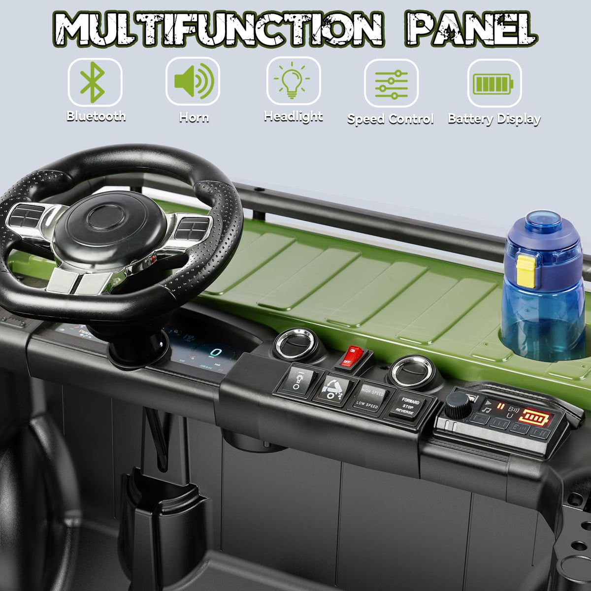 24V 4WD 2-Seater Ride on Dump Truck P54306