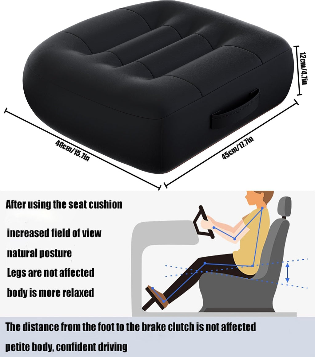 Black Inflatable Booster Seat Cushion C45977