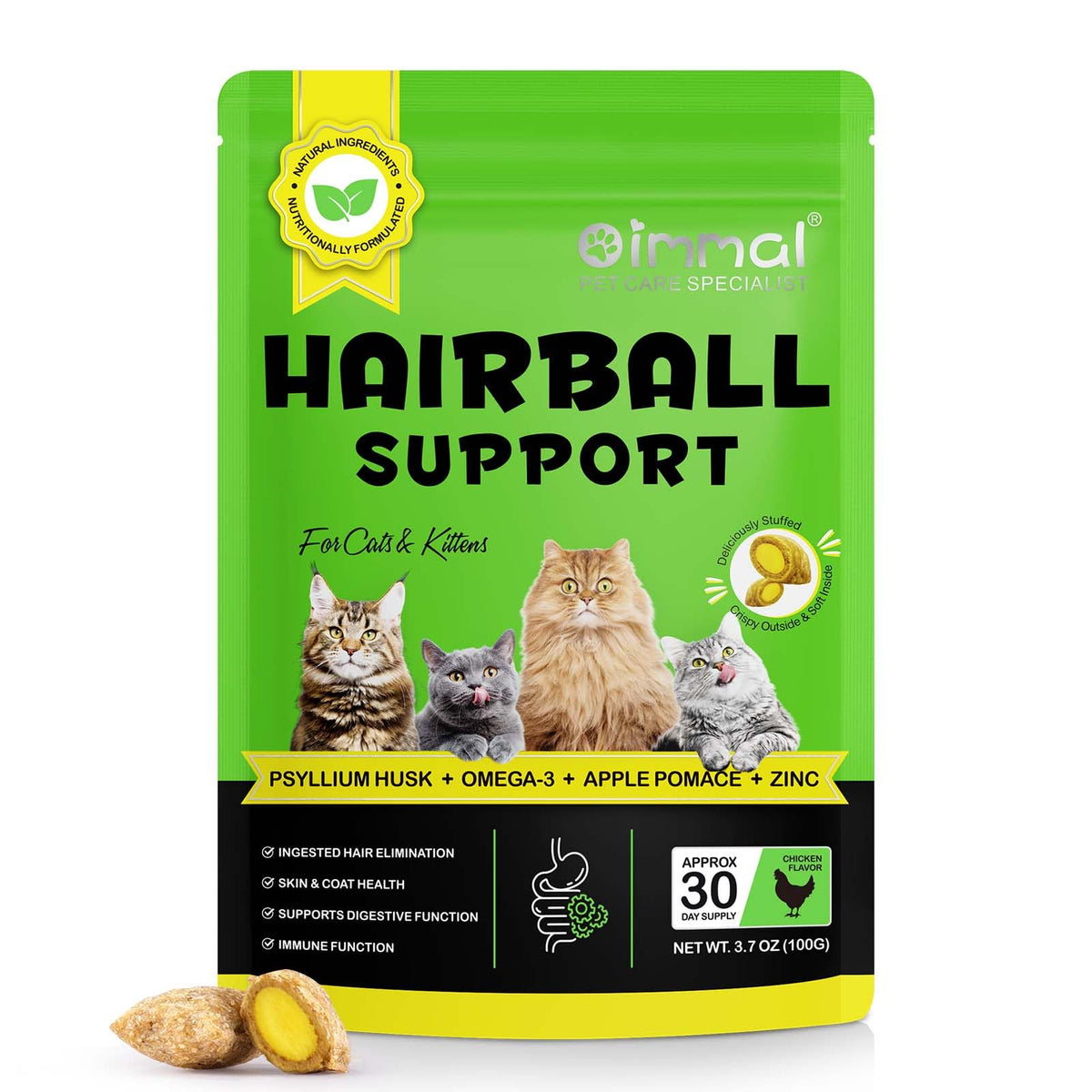 Chicken Flavor Hairball Support Chews H91992