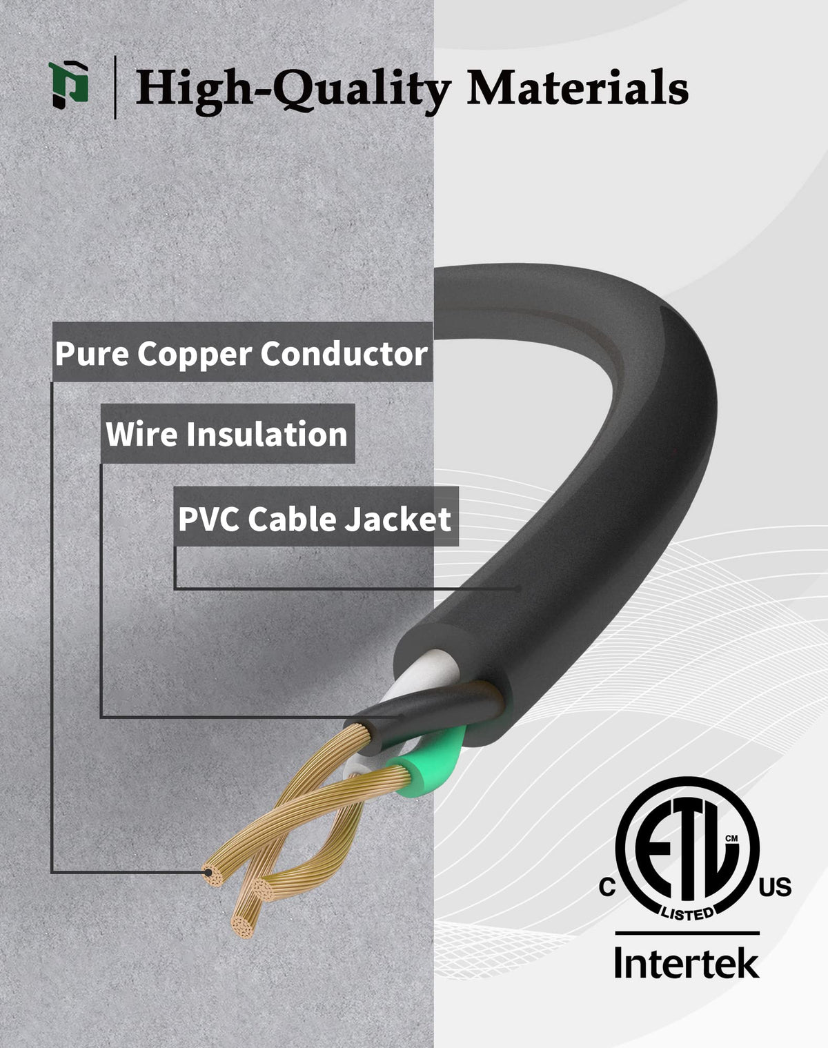 100Ft 12 Gauge Extension Cord with 3-Outlets U290
