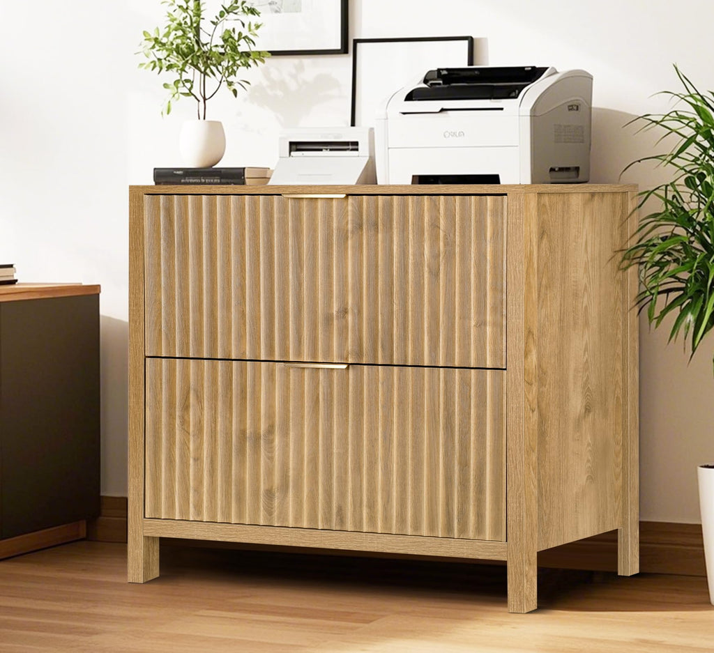 File Cabinet with 2 Drawers and Hanging Bar E85124