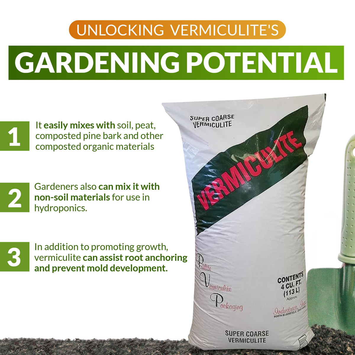 Super Coarse Vermiculite Soil Conditioner 4 Cubic Foot V749268