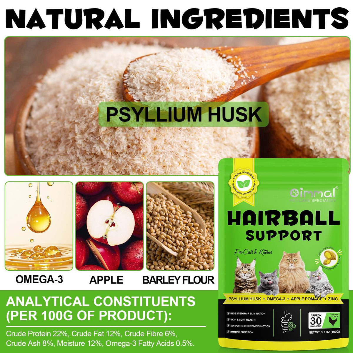 Chicken Flavor Hairball Support Chews H91992