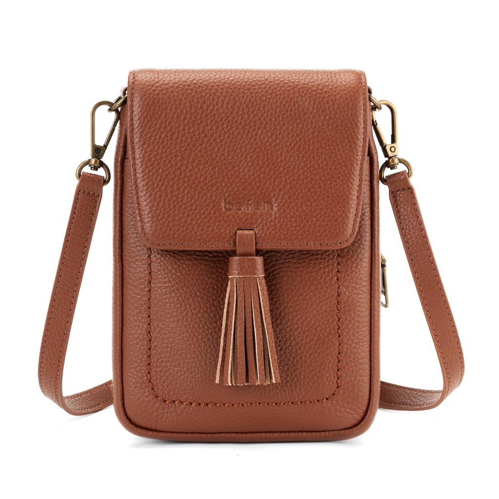 Genuine Leather Small Crossbody Bag W759