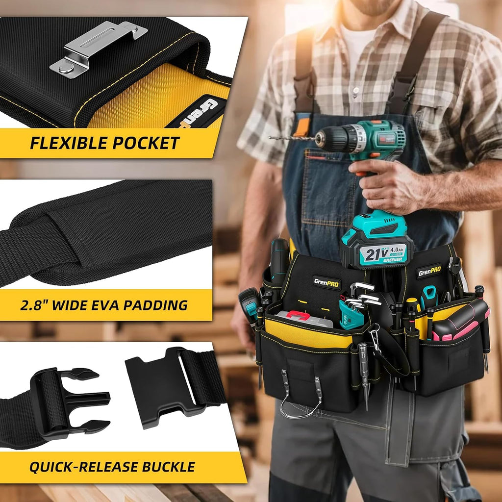 Magnetic 29 Pocket Tool Belt U69603