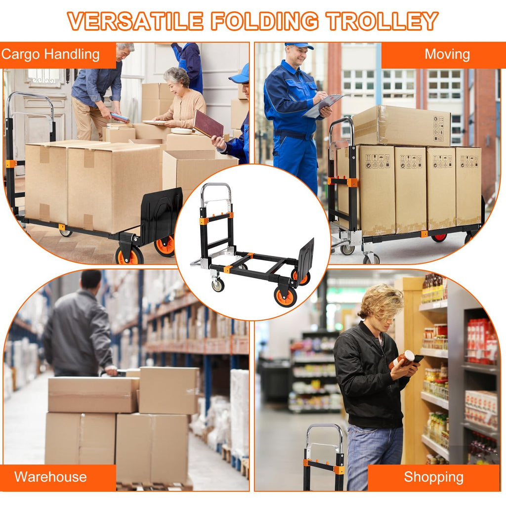 3-in-1 Folding Hand Truck Dolly Q43851