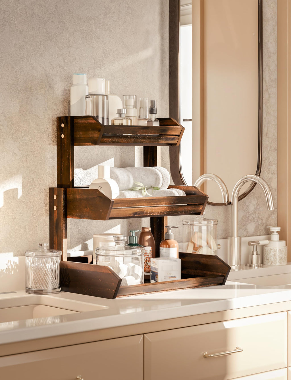 Acacia 3 Tier Fruit Basket W303660