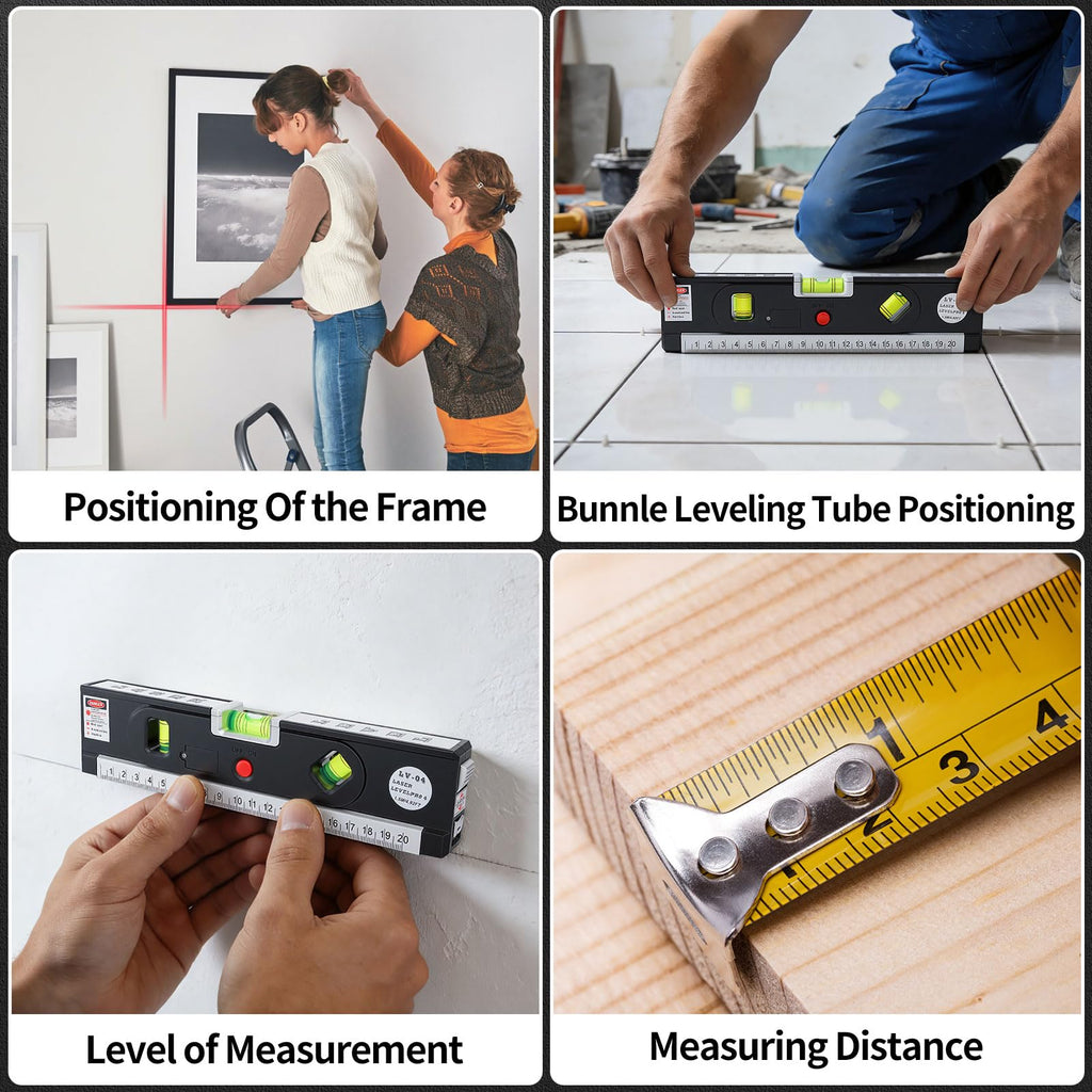 4-in-1 Laser Level with Tripod Magnetic D505