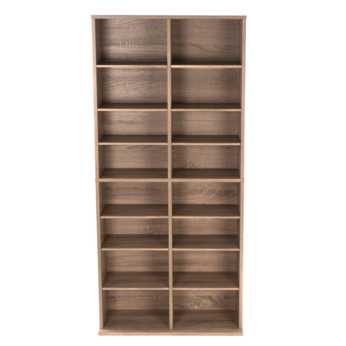 Weathered Oak Media Storage Cabinet Q8690