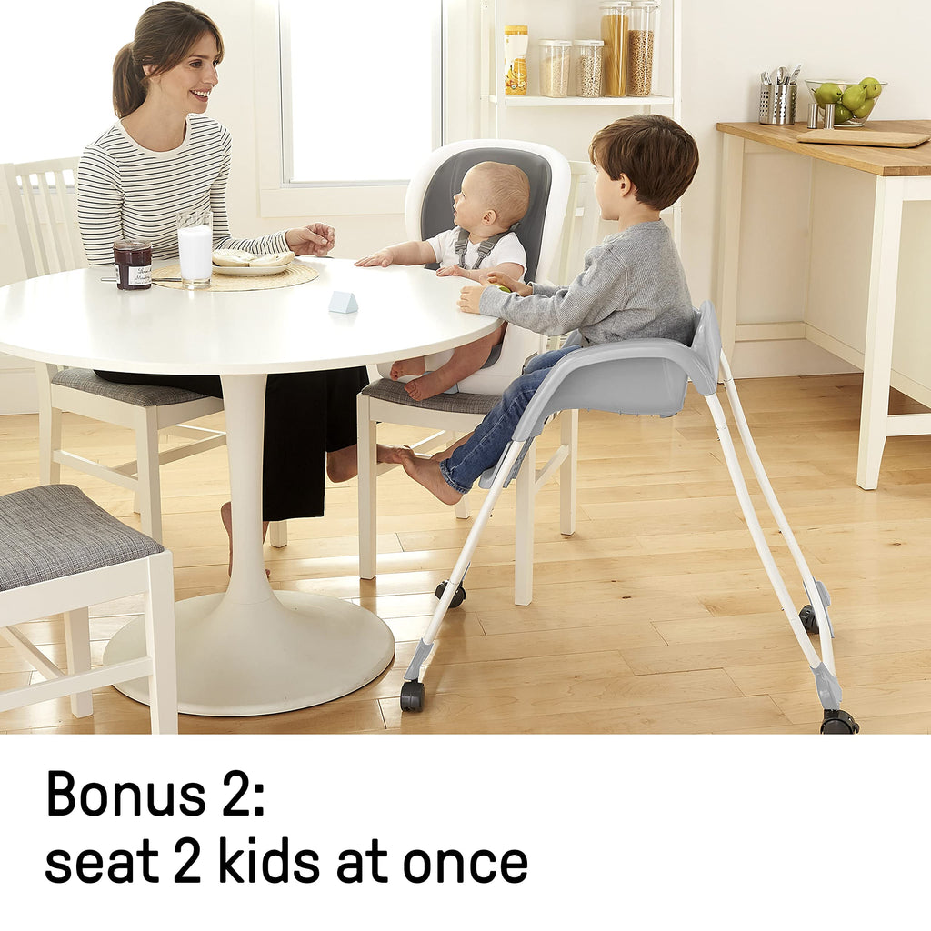 3-in-1 High Chair Convertible to Booster Seat & Toddler Chair E1912