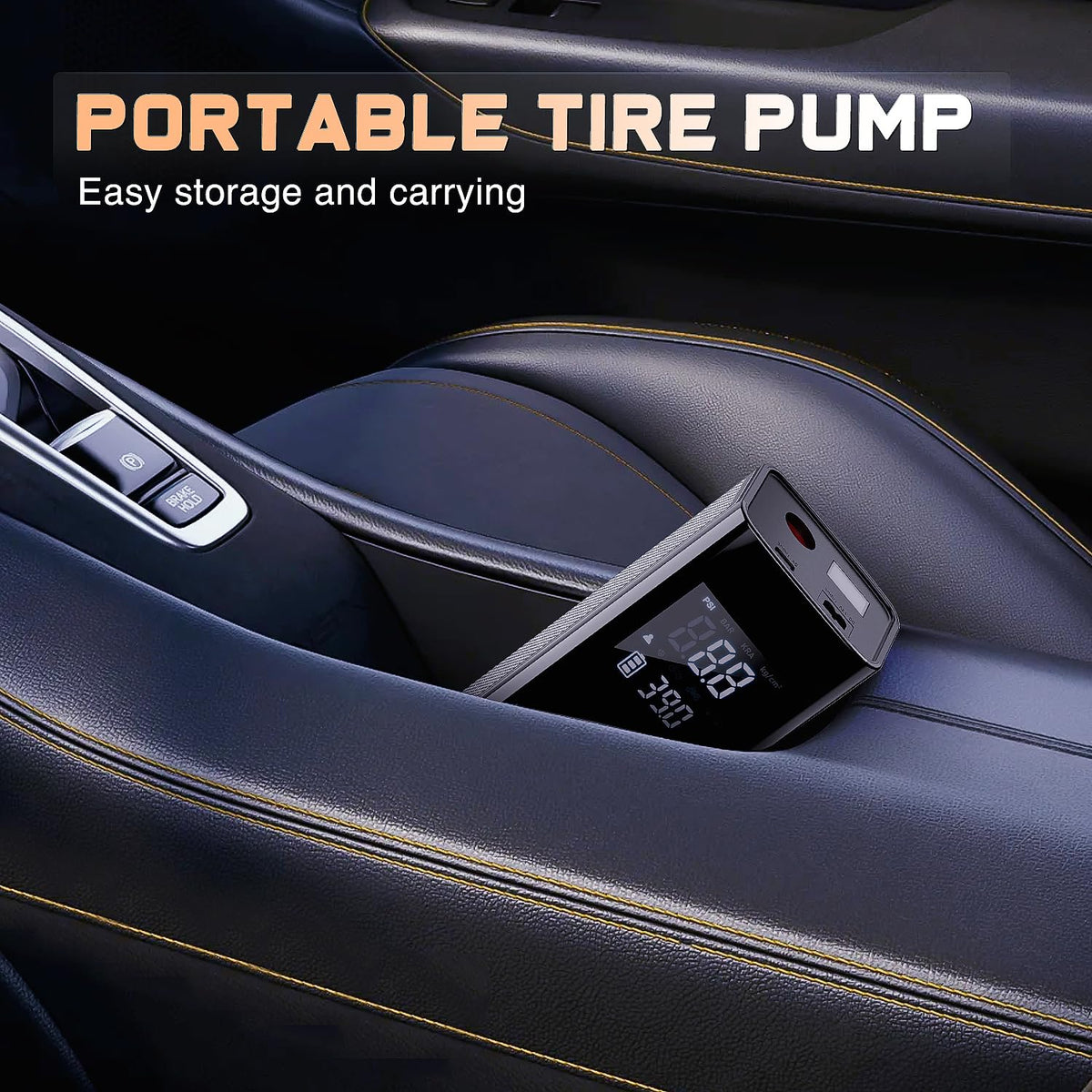 Portable Rechargeable 12VDC 150PSI Cordless Tire Inflator Air Compressor X18133