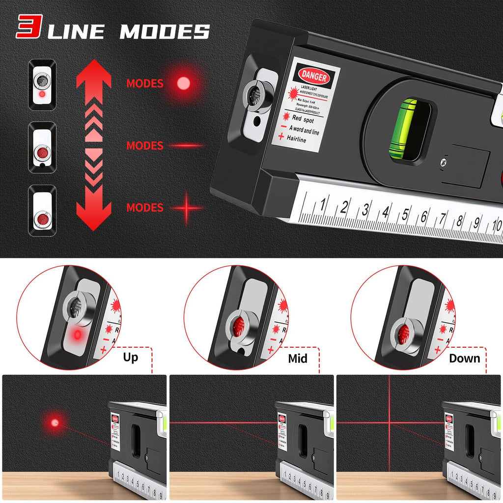 4-in-1 Laser Level with Tripod Magnetic D505