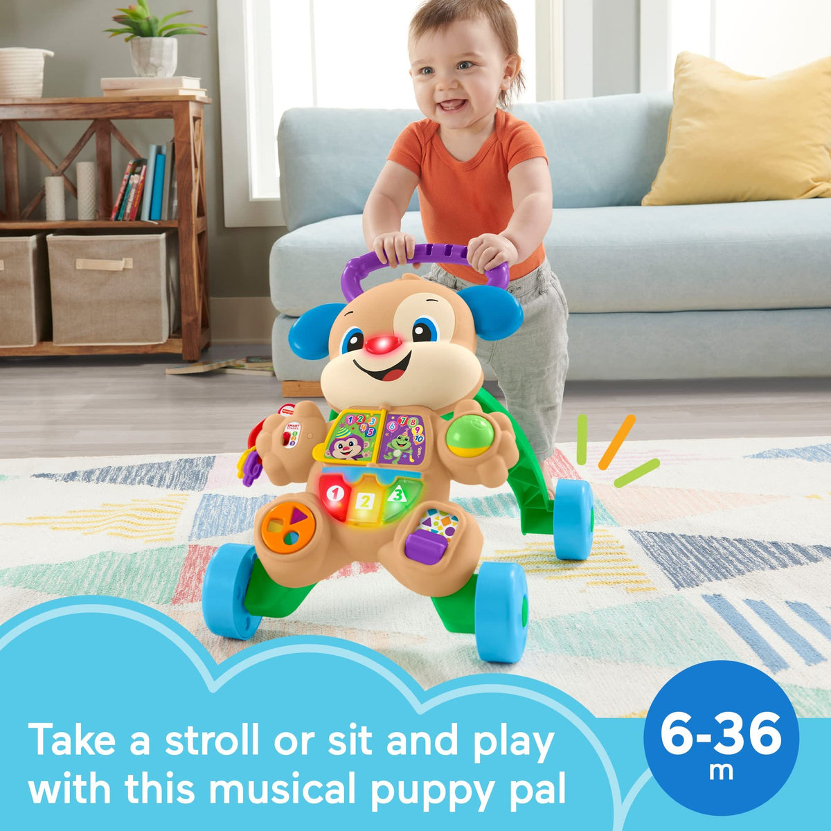 Interactive Puppy Walker T4575