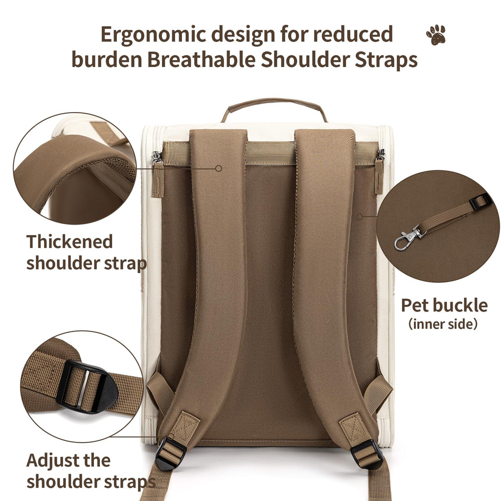 Beige Cat Carrier Backpack F93267