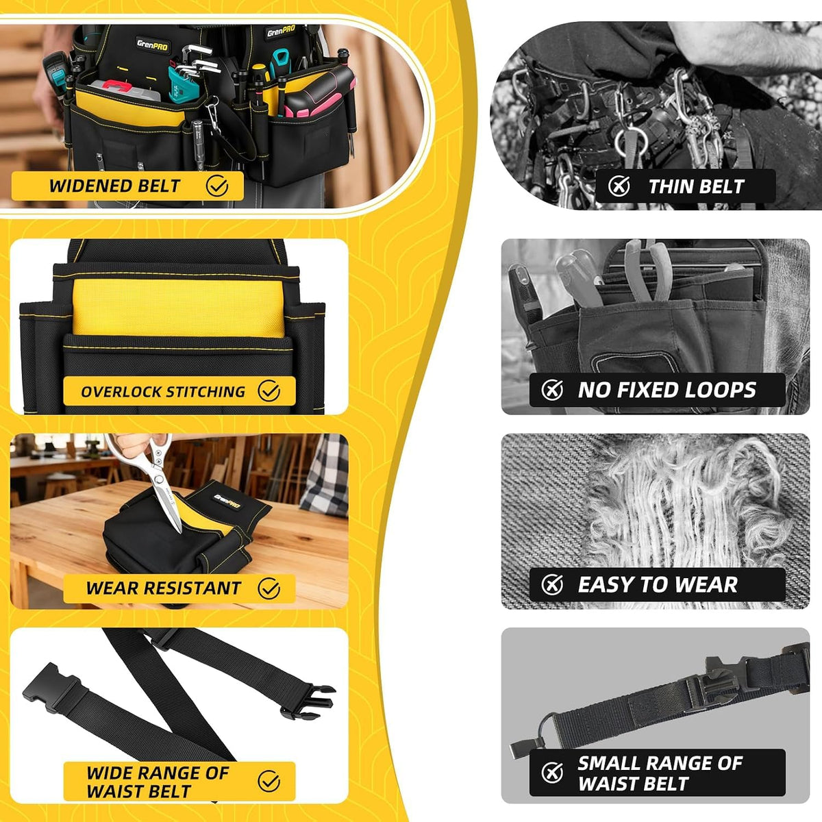 Magnetic 29 Pocket Tool Belt U69603