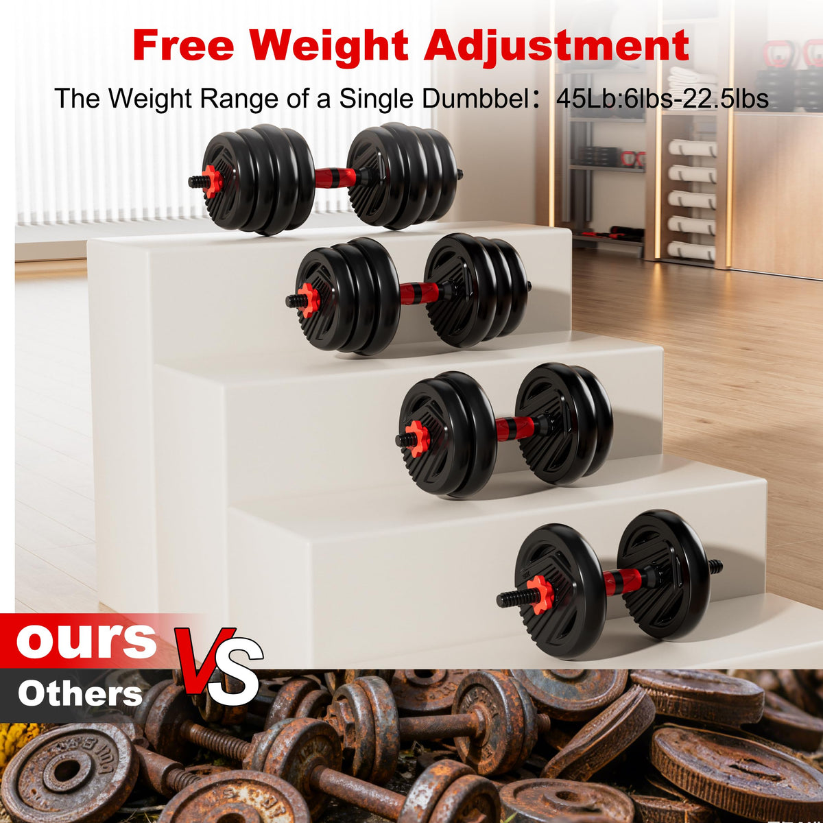 Adjustable Dumbbell Set F1168