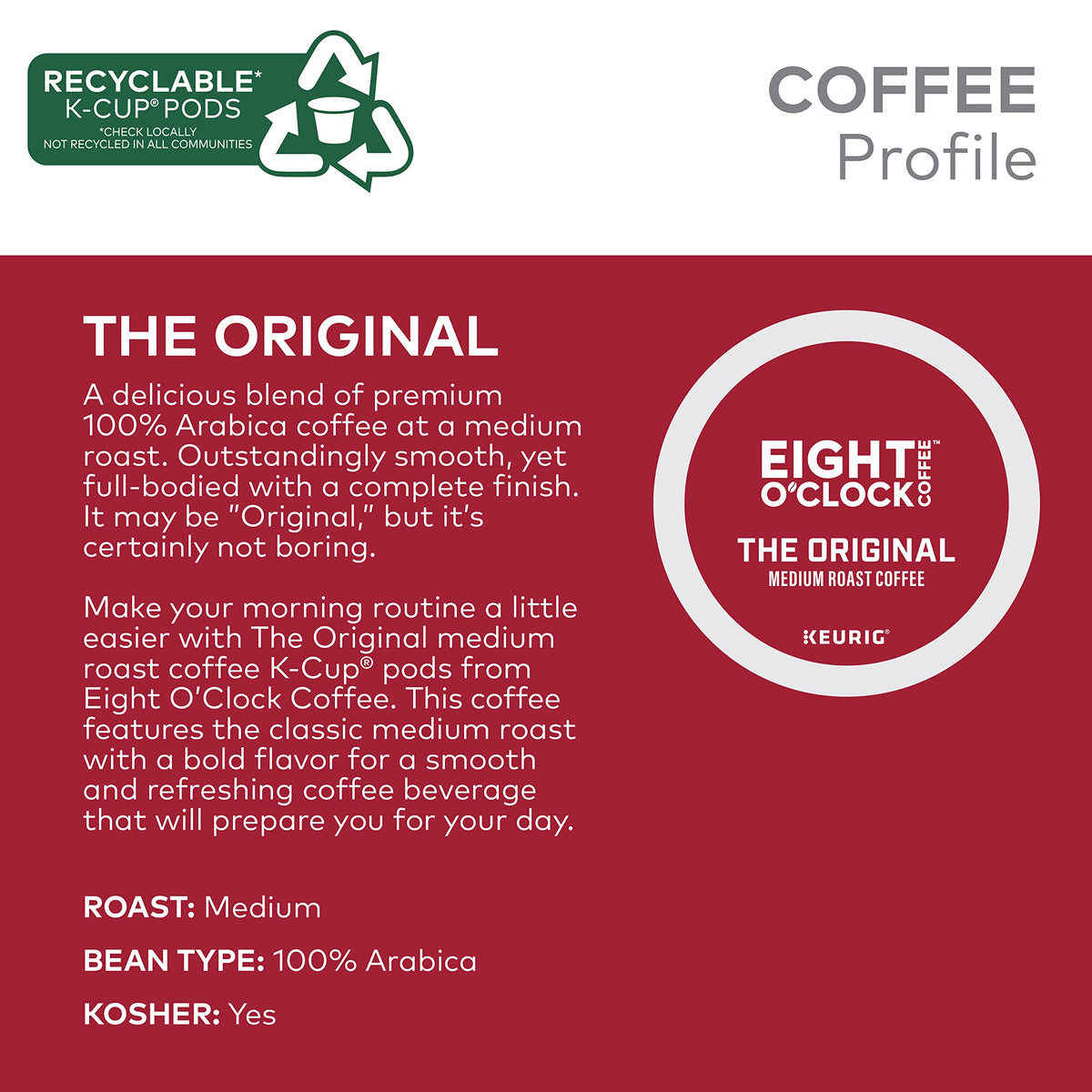 Medium Roast Coffee K-Cup Pods 24 Count M294537