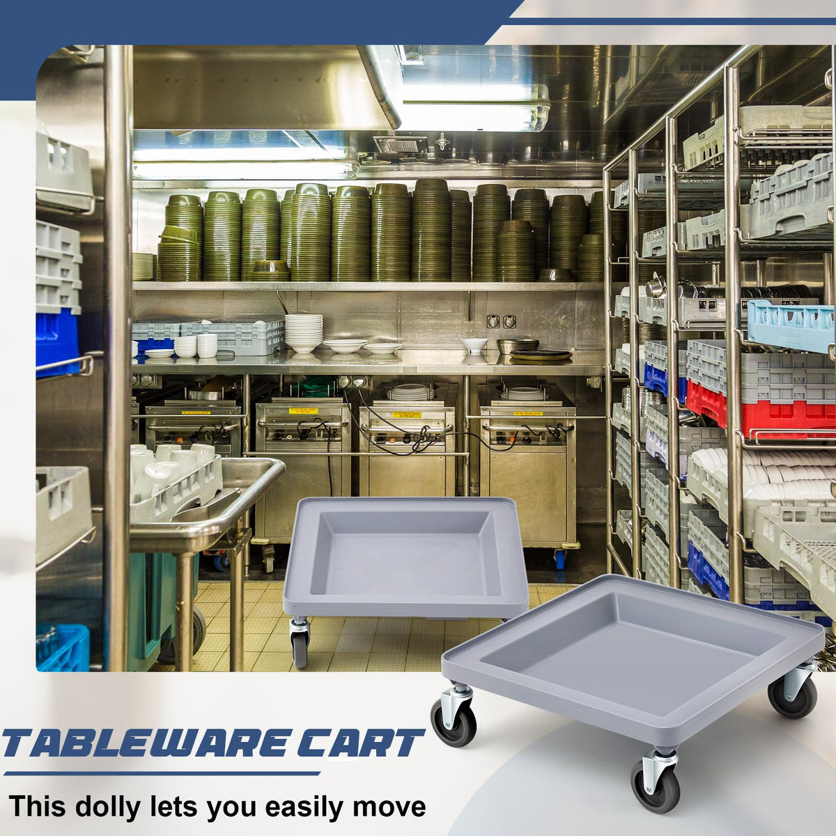 Glass Rack Dolly 4 Wheels 2 Pcs M285