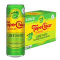 Lime with Mint Extract Sparkling Water, 12 fl oz, 8 Pack U19315
