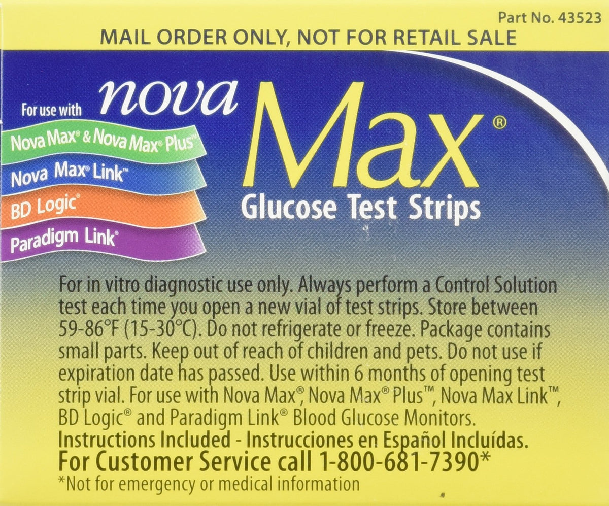 Glucose Test Strips 50 ct. L17068