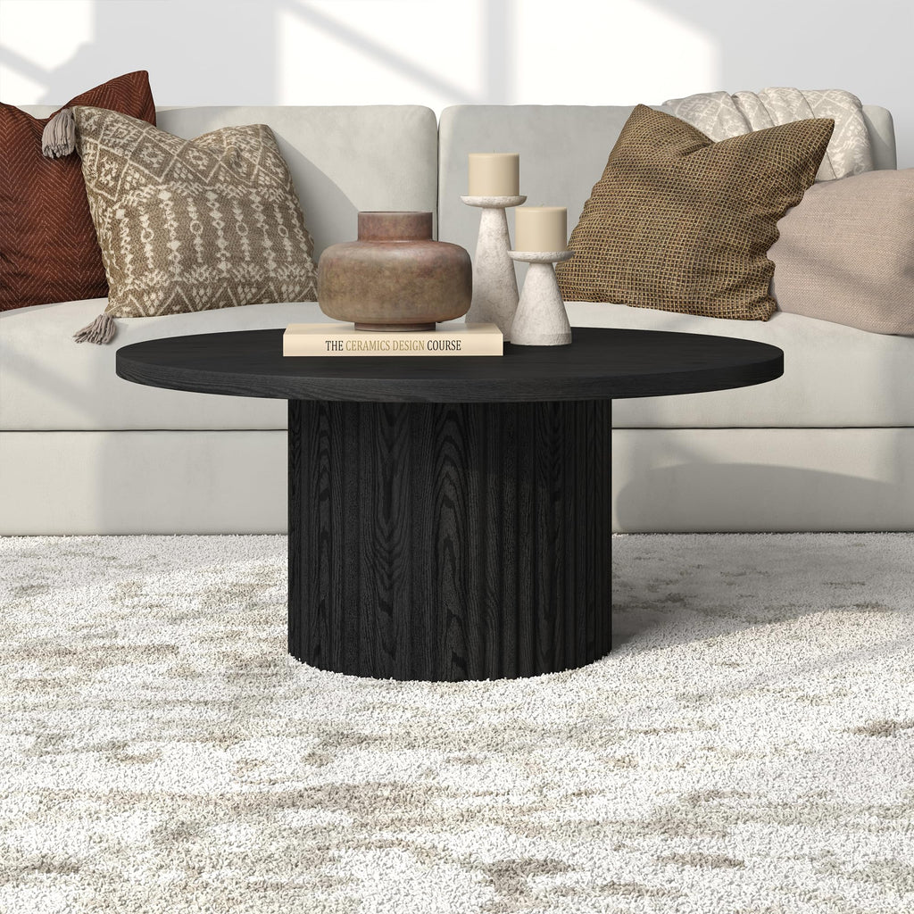 32" Modern Fluted Coffee Table V3464