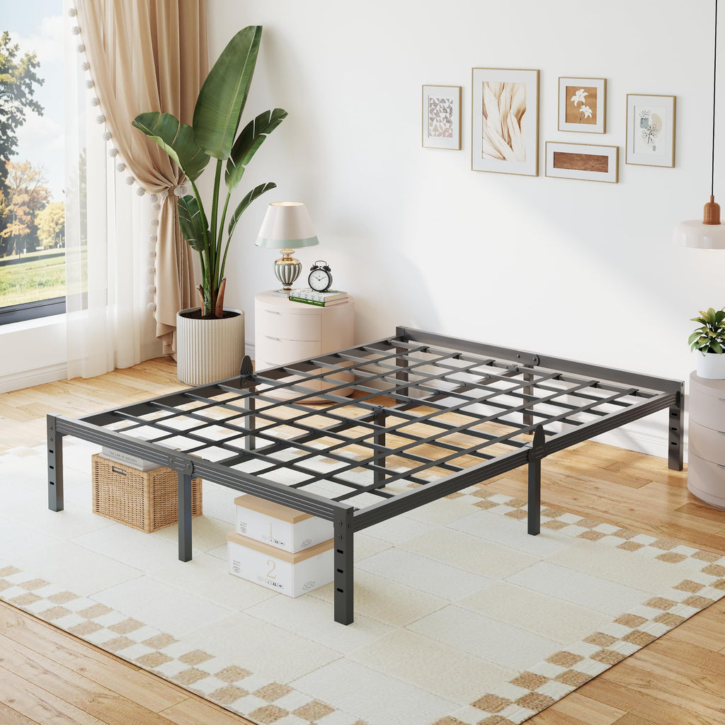 14 Inch Metal Platform Full Bed Frame with Storage P252766