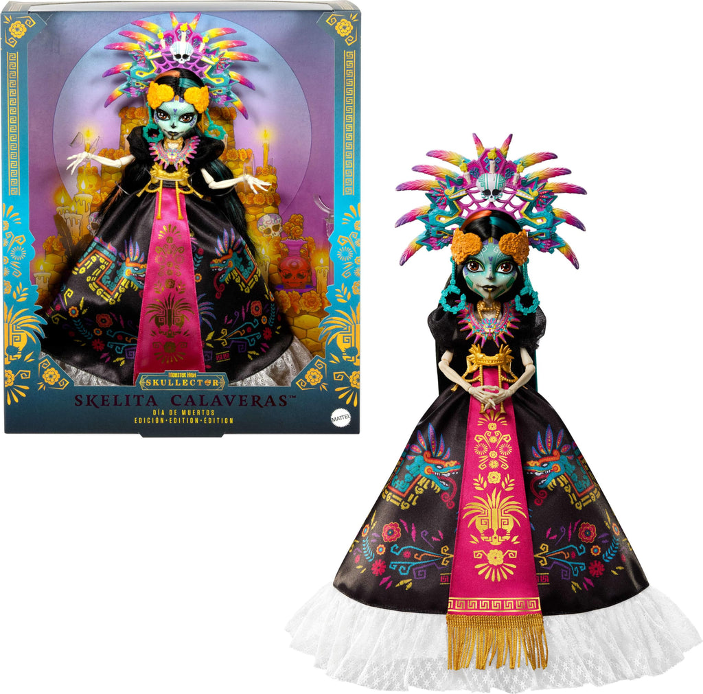 Collectible Doll with Gown, Headdress and Necklace C691